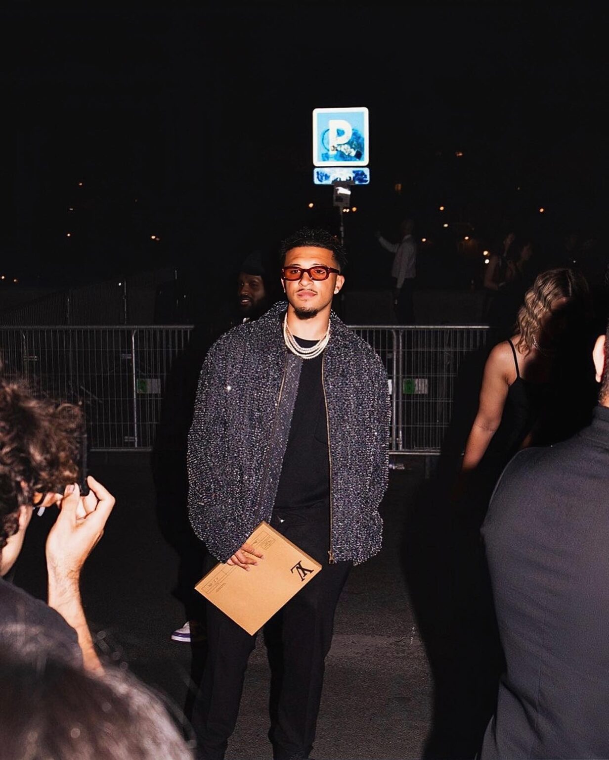 Man Utd Star Jadon Sancho Joins Louis Vuitton Fashion Week With Paul Pogba