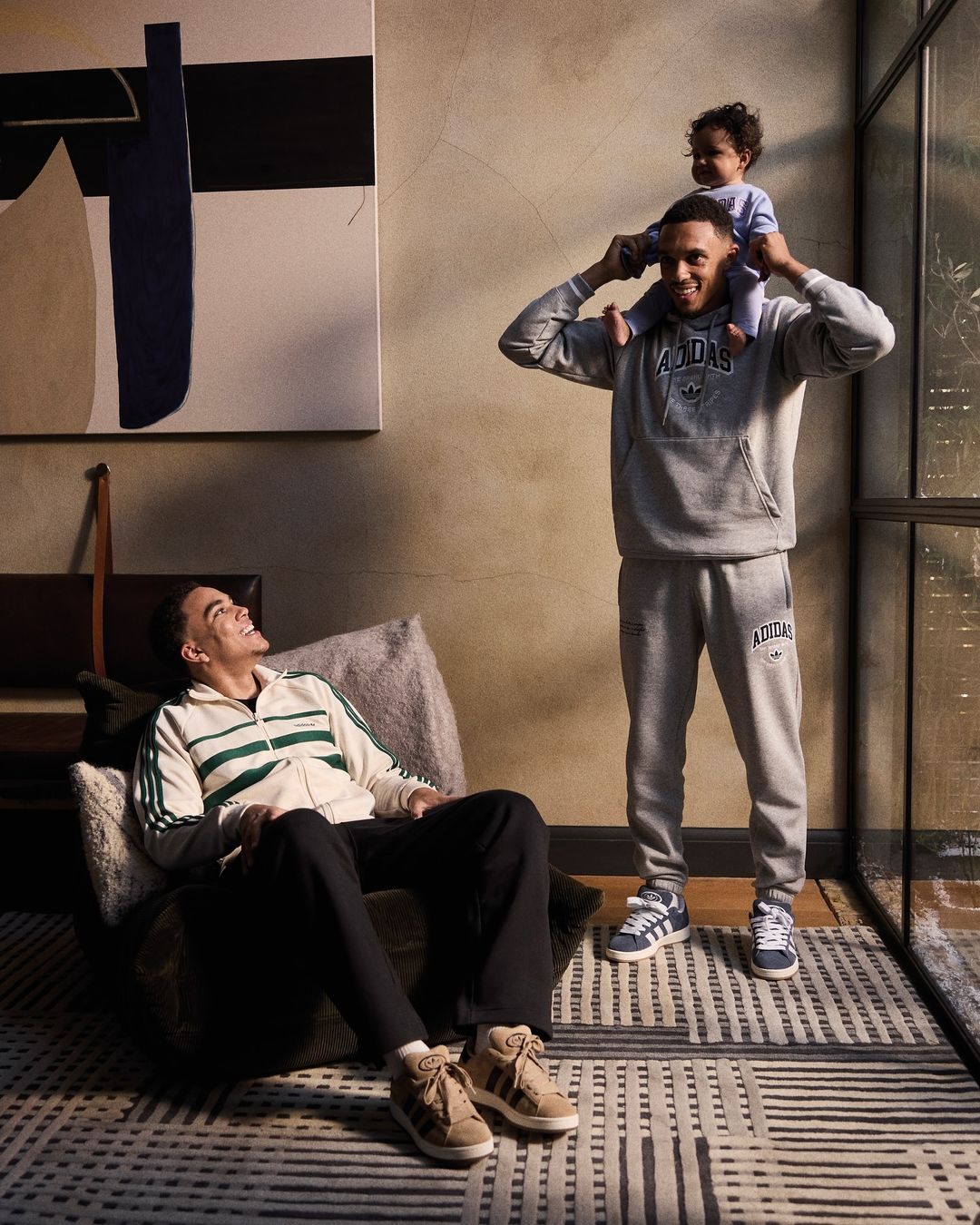 FAMILY IS FOREVER: Trent Alexander-Arnold in intimate photoshoot with 'daughter' to launch Adidas fall/winter 2024 collection