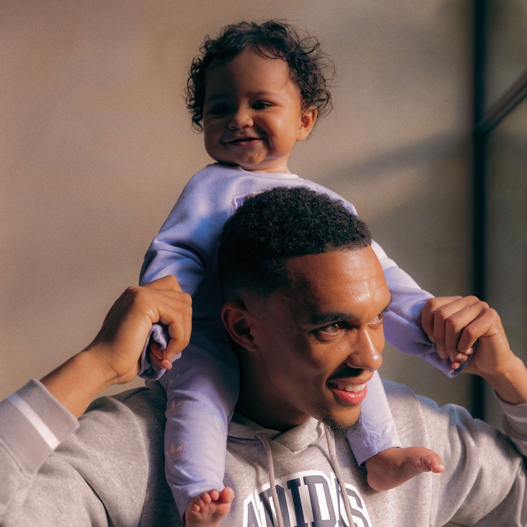 FAMILY IS FOREVER: Trent Alexander-Arnold in intimate photoshoot with 'daughter' to launch Adidas fall/winter 2024 collection